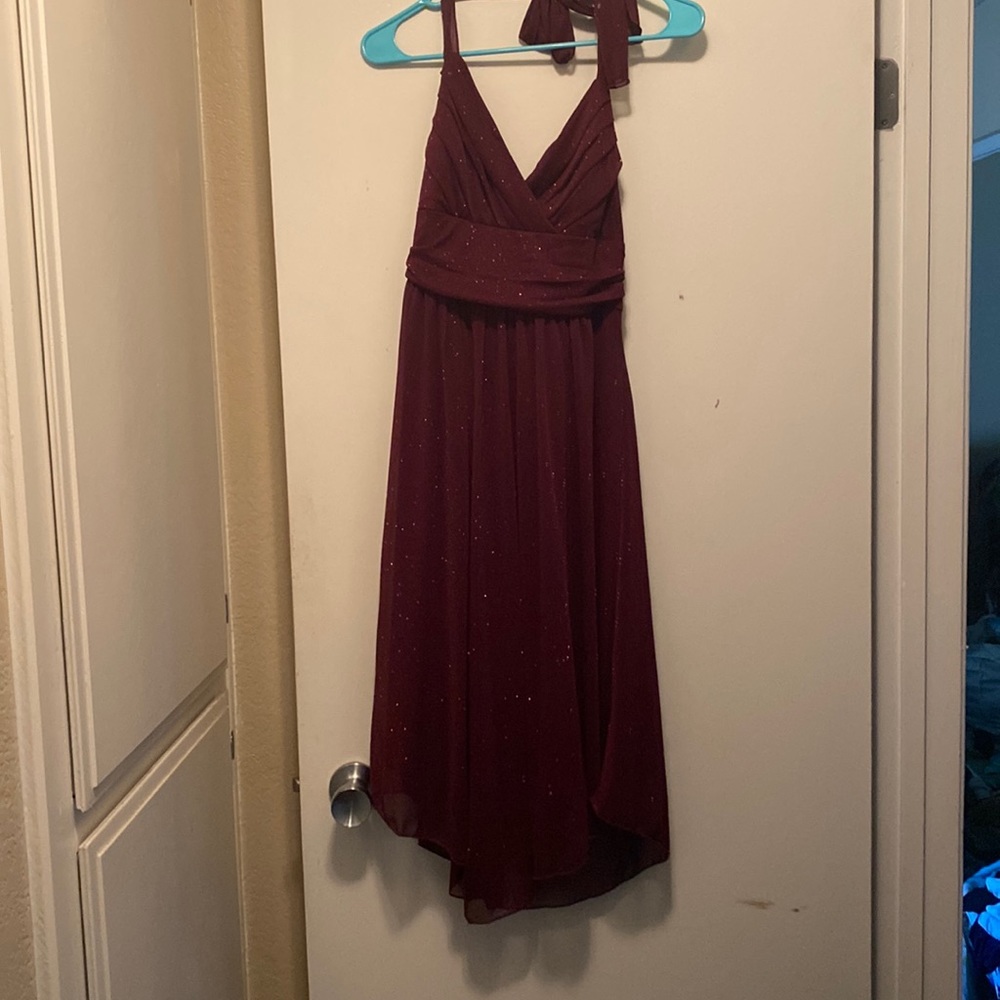 Juniors maroon dress size XL